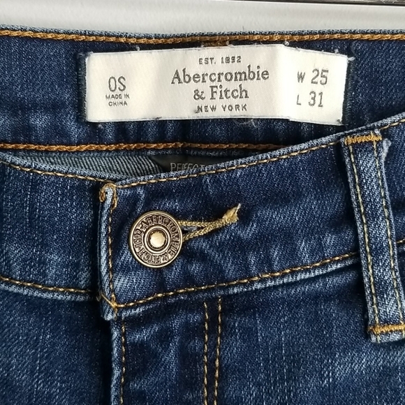 abercrombie & Fitch Low Rise jeans 25 0s short - Picture 6 of 12